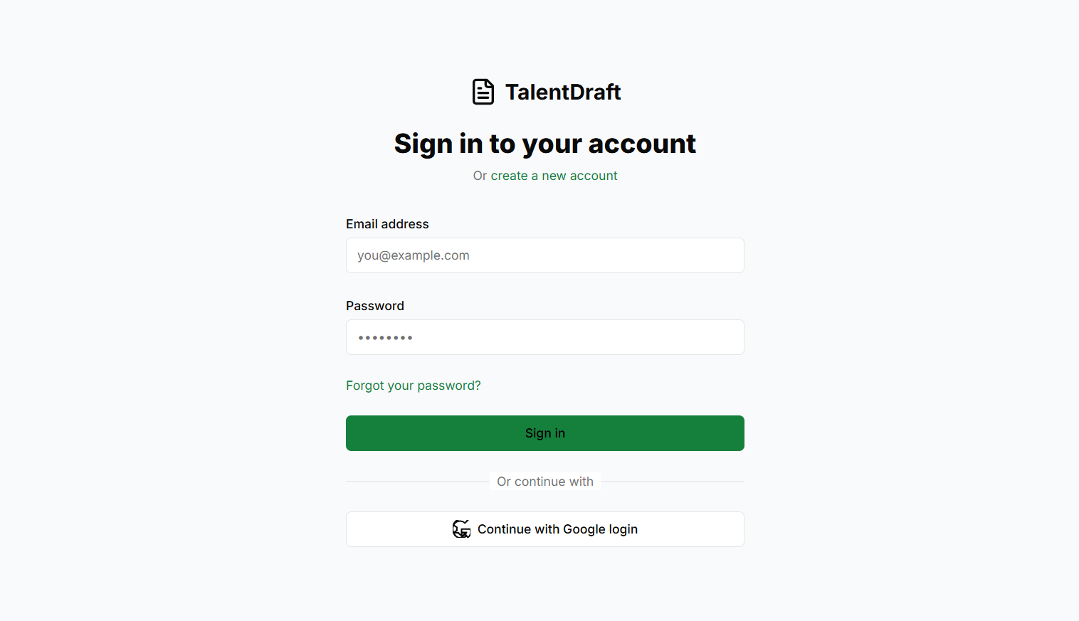 User Login