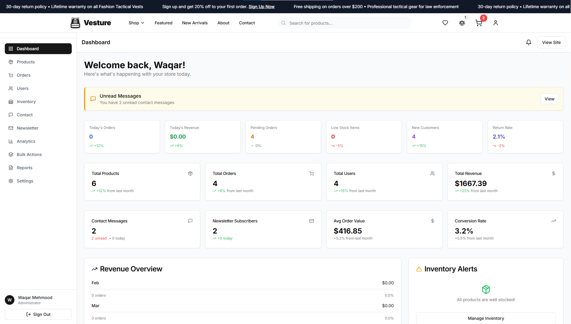 Admin Panel